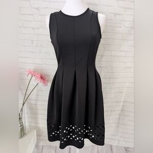 Monteau Black Sleeveless Mini Dress